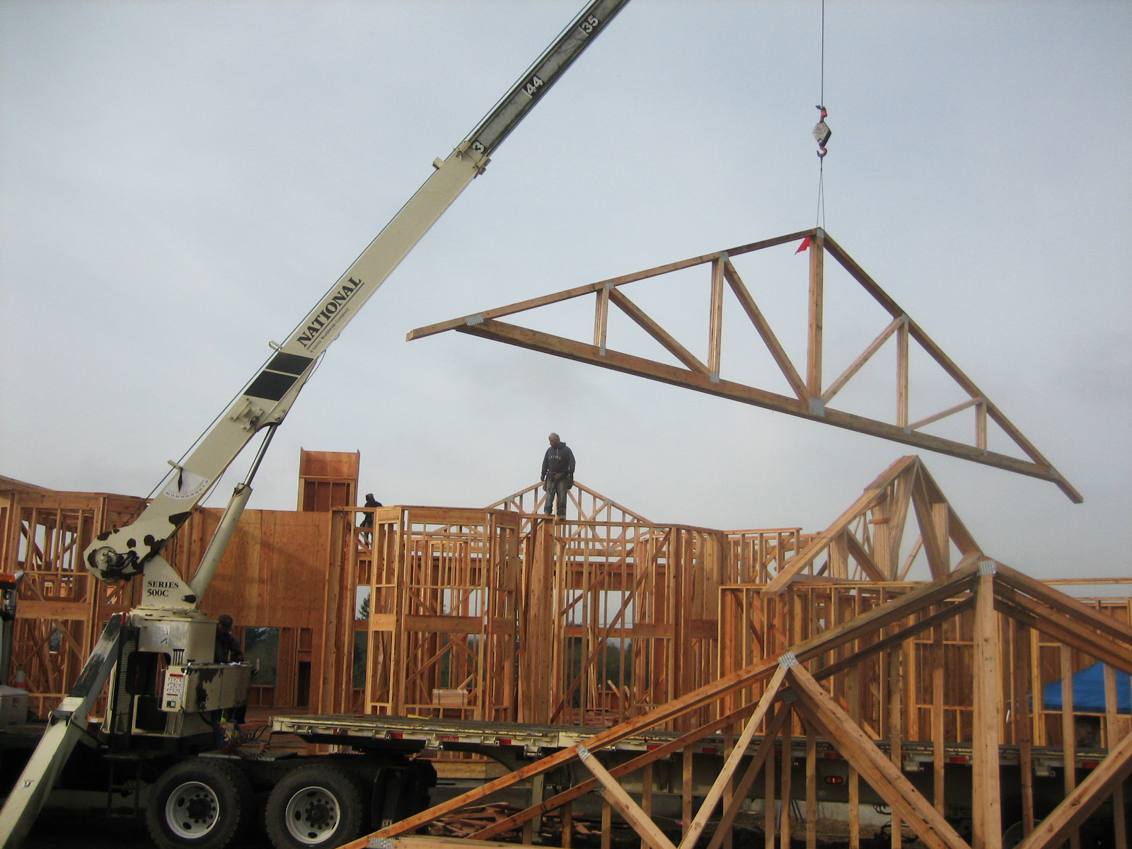 Residential Truss and Roof Repair Remodel Eugene Oregon